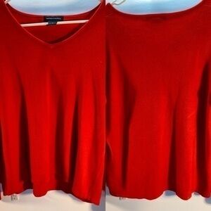 GOOD CLOTHES BRIGHT RED SWEATER SIZE XL